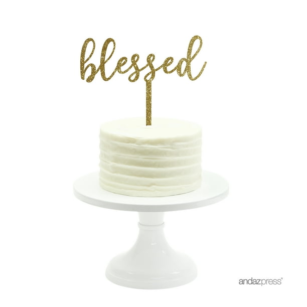 Gold First Holy Communion Birthday Cake Topper God Bless Lucas Wooden Cake Topper Acrylic Cake Topper Custom Silver Glitter Letters Cupcake Toppers Party Engagement Anniversary Decoration Gift